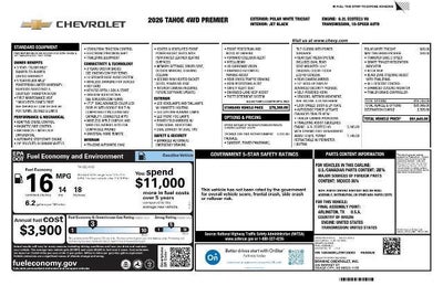 2026 Chevrolet Tahoe Premier
