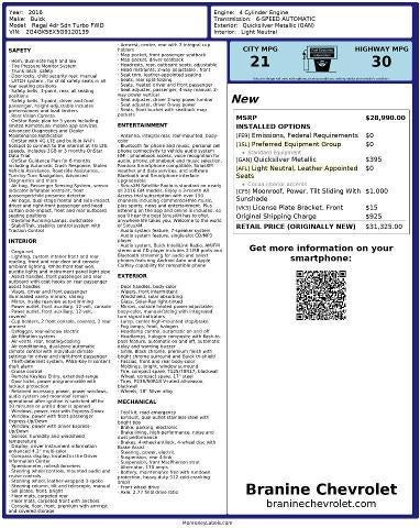 2016 Buick Regal Base