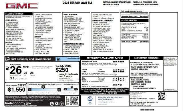 2021 GMC Terrain SLT